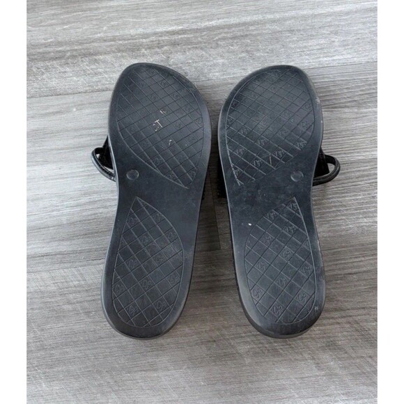 Donald Pliner Fifi Platform Sandal Size 8 Embellished Black Suede - Picture 6 of 8